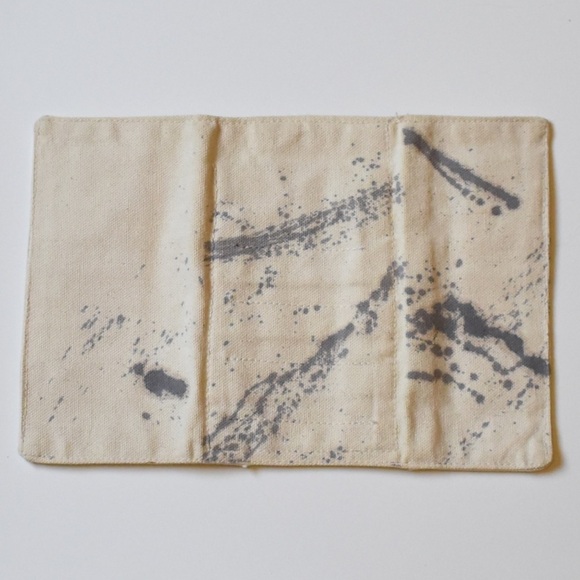 Wallet trifold paint splatter unique gift idea - Picture 3 of 6